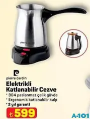 PİERRE CARDİN ELEKTRİKLİ KATLANABİLİR CEZVE fiyat ve kampanya bilgisi